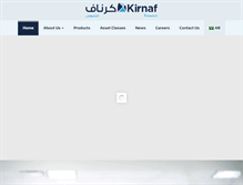 Tablet Screenshot of kirnafco.com